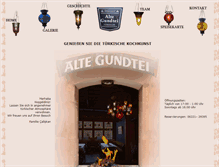 Tablet Screenshot of alte-gundtei.com